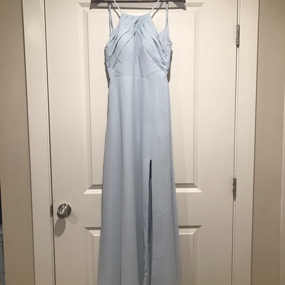 Azazie Cecile Bridesmaid Dress - Mist - Picture 1 of 5